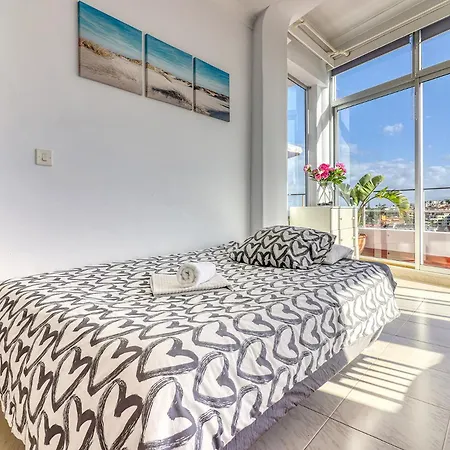 Spacious Penthouse With King-size Bed, Huge Terrace, Ocean & Teide View פוארטו דה לה קרוז