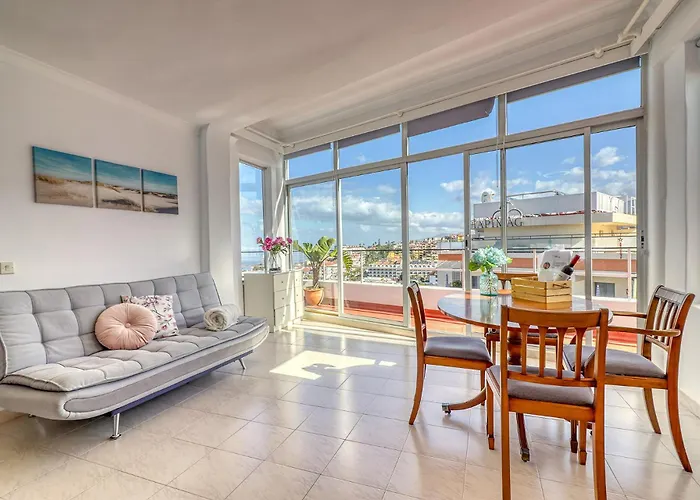 Lejlighed Spacious Penthouse With King-size Bed, Huge Terrace, Ocean & Teide View *