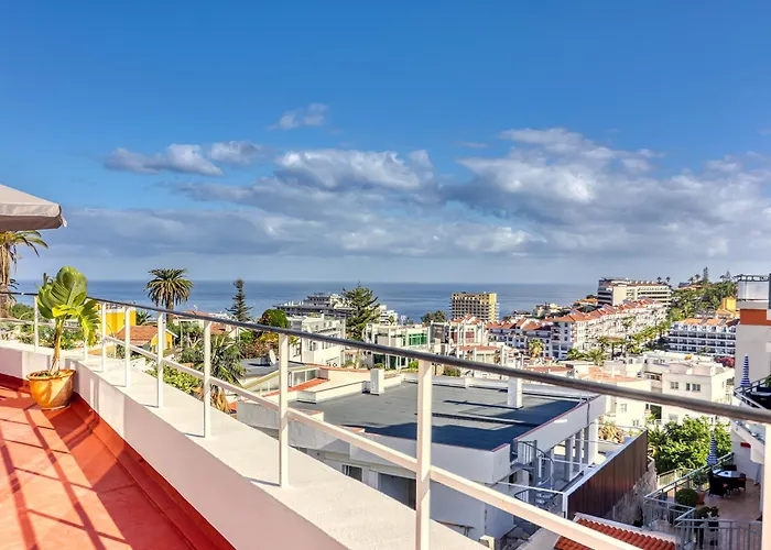 Spacious Penthouse With King-size Bed, Huge Terrace, Ocean & Teide View Lejlighed Puerto de la Cruz (Tenerife)