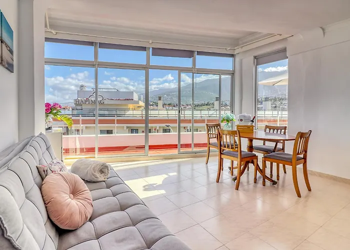 公寓 Spacious Penthouse With King-size Bed, Huge Terrace, Ocean & Teide View